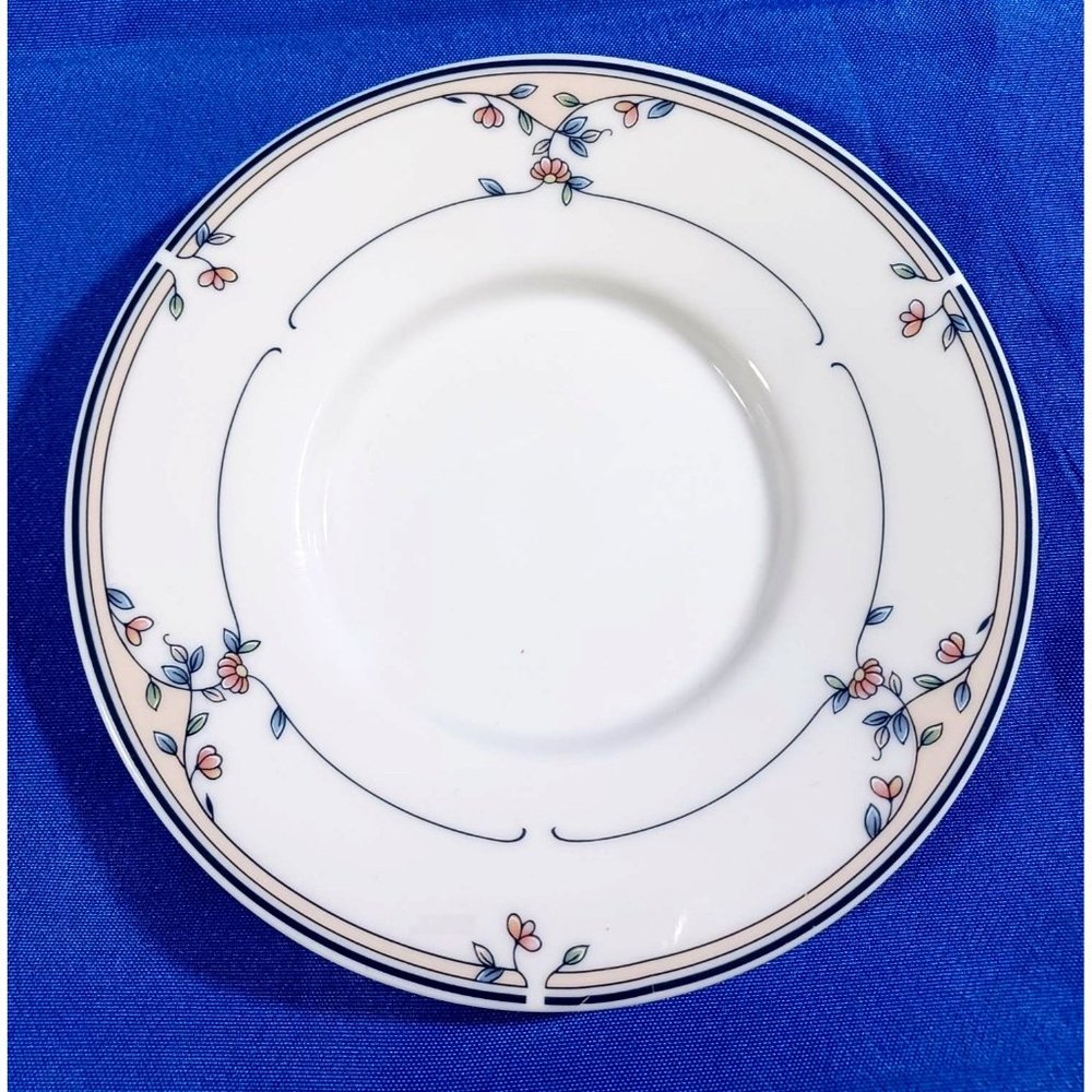 4 Princess House Heritage Blossom Teacups Coffee Tea Cup Saucers Set MINT! - Picture 4 of 6